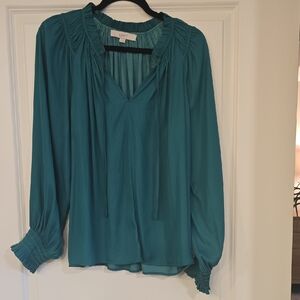 Ann Taylor Green Blouse